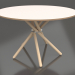 3d model Dining table Hector 120 (Light Linoleum Powder) - preview