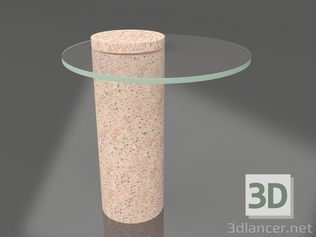 modèle 3D Table basse Rosalina (Terrazzo Rose) - preview