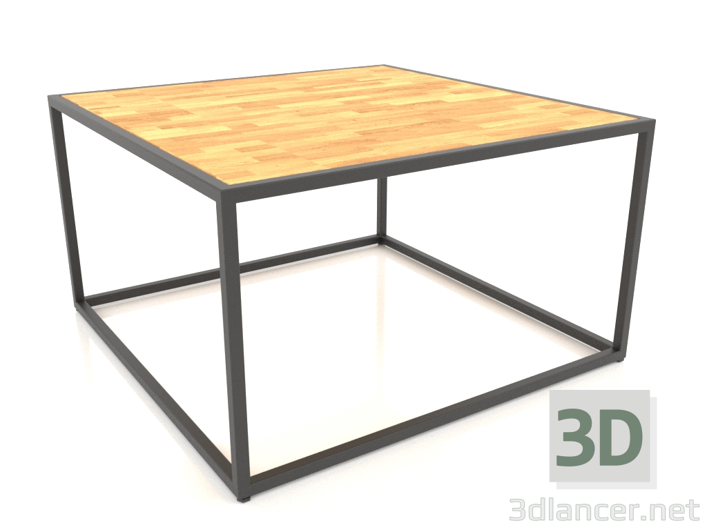 3d model Square coffee table (WOOD, 80X80X50) - preview