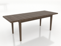 Table à manger TRANSFORM 2100x800 mm (extensible, frêne éclairci noyer)