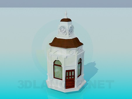 Modelo 3d Capela - preview