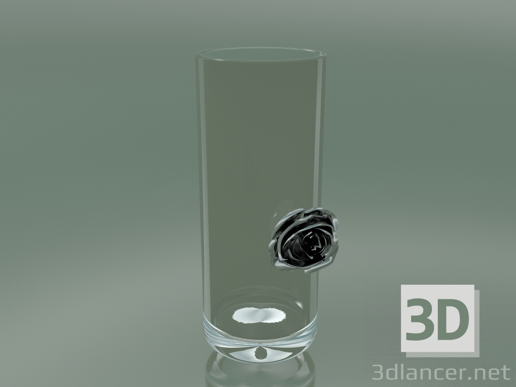 modello 3D Vaso Illusion Rose (H 30cm, D 12cm) - anteprima