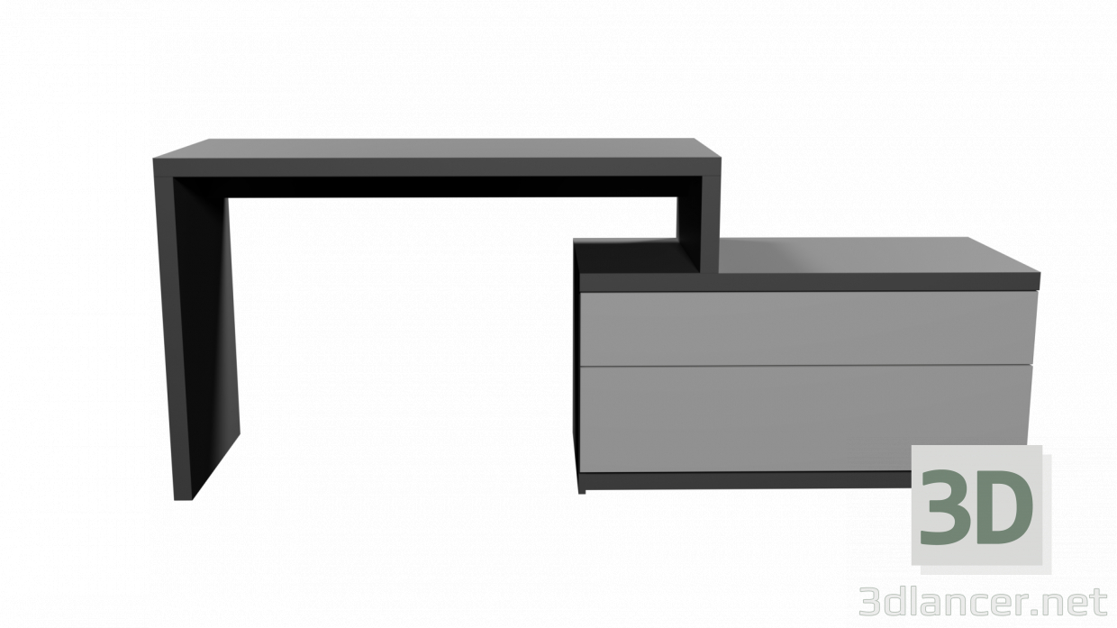 3d модель стіл Енніком – превью