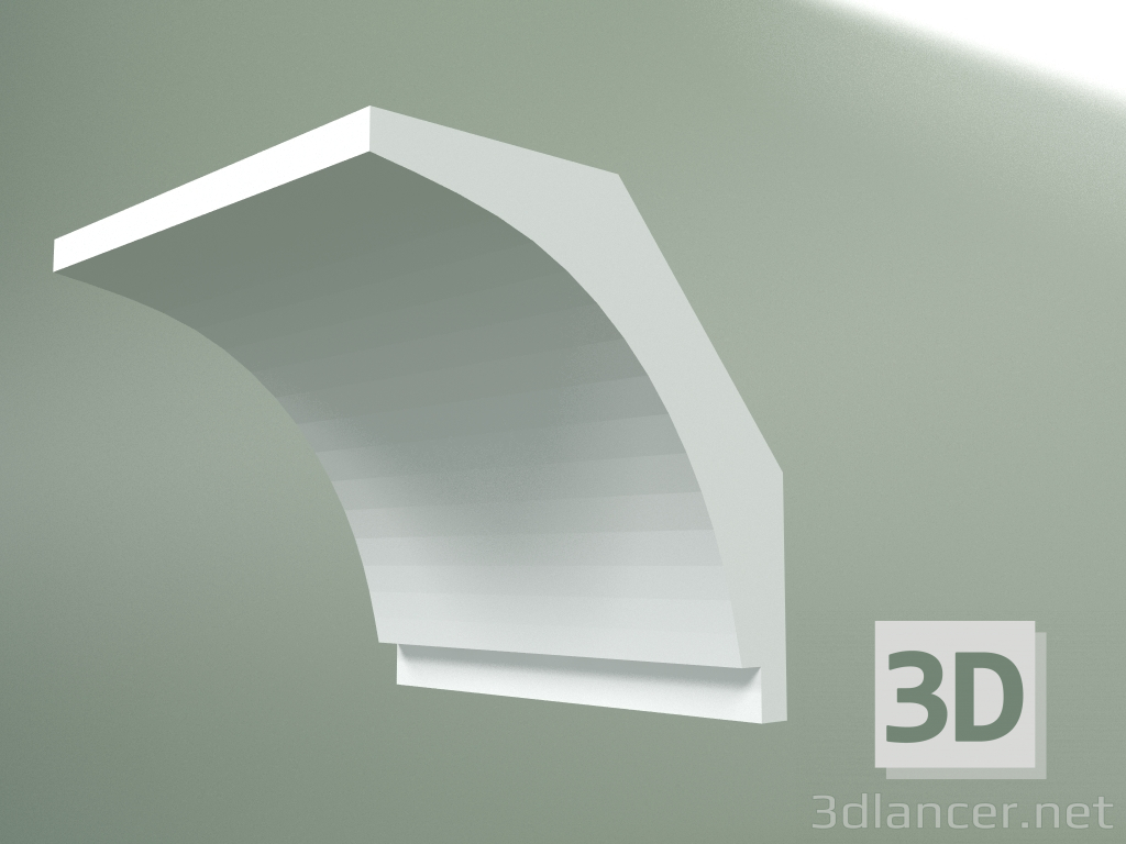 3d model Plaster cornice (ceiling plinth) KT147-1 - preview