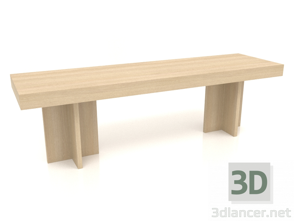 modello 3D Panca VK 14 (1600x450x475, legno bianco) - anteprima