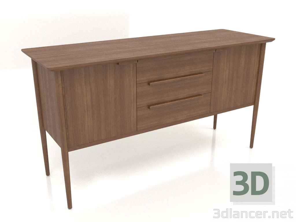 modello 3D Mobile MC 01 (1660x565x885, legno marrone chiaro) - anteprima