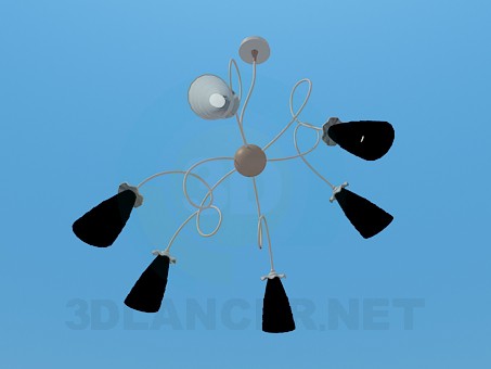 modèle 3D Lustre - preview