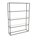 3d model Large rectangular rack (GLASS, 120x30x170) - preview