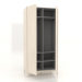 modèle 3D Armoire FARGO 1050x600x2200 mm (chêne blanchi, ouverte) - preview