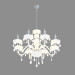 3d model Chandelier A3964LM-8WH - preview