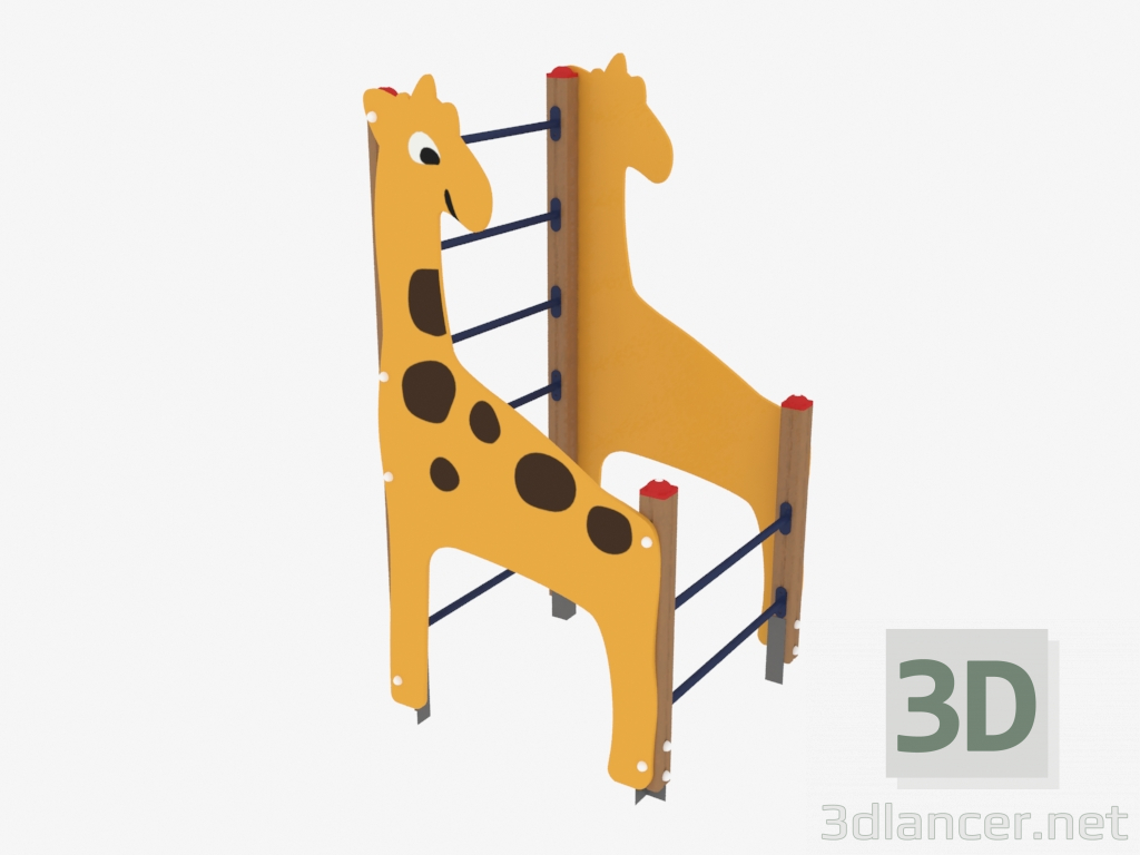 3d model Equipo de juegos infantiles (7828) - vista previa