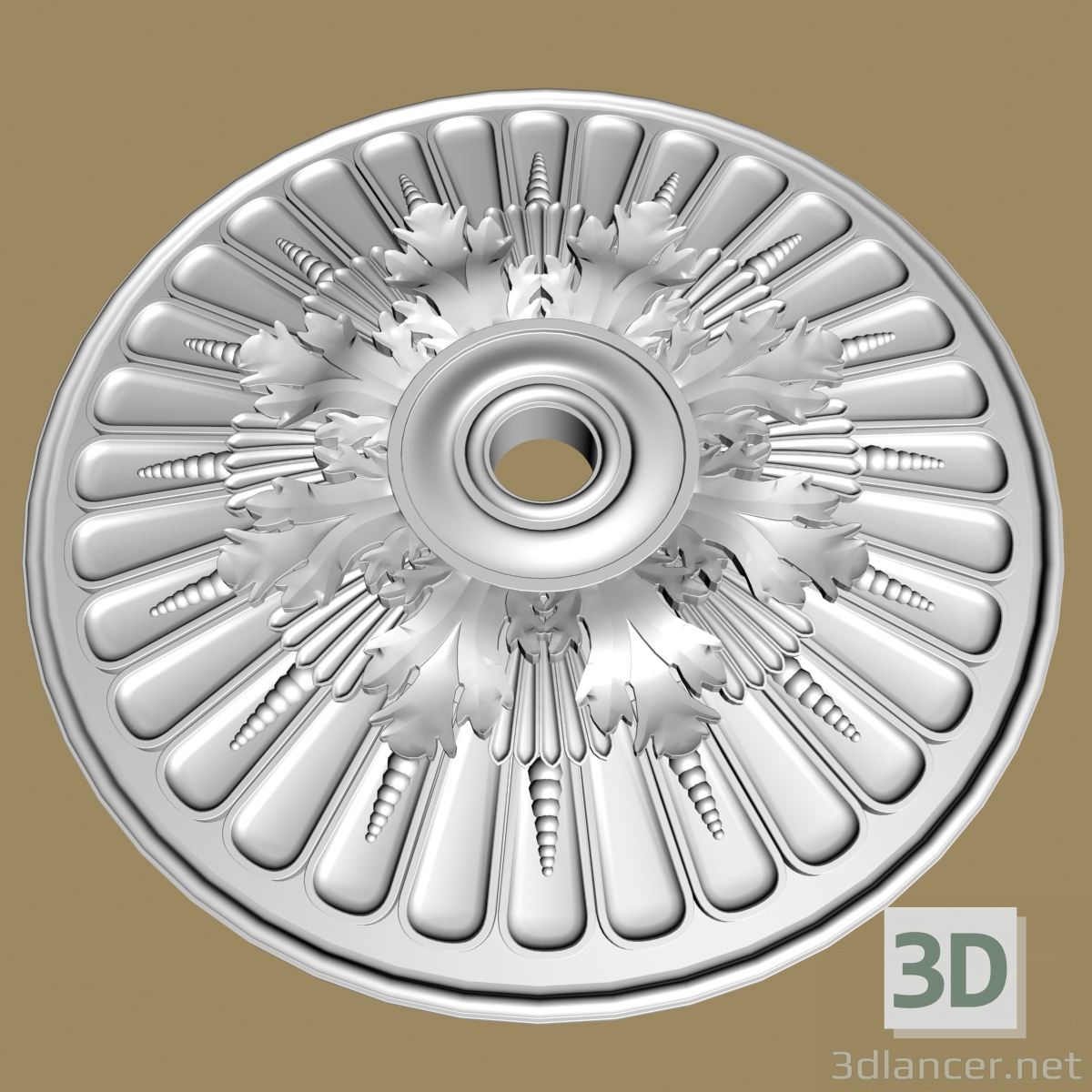 3d model Toma de corriente - vista previa