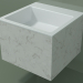 3d model Wall-mounted washbasin (02R122302, Carrara M01, L 48, P 48, H 36 cm) - preview