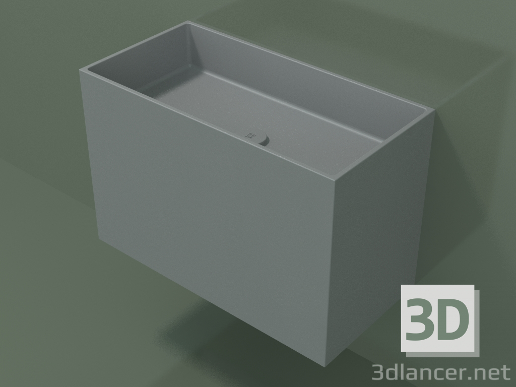 modèle 3D Lavabo suspendu (02UN43101, Silver Grey C35, L 72, P 36, H 48 cm) - preview