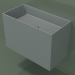 3d model Lavabo de pared (02UN43101, Silver Grey C35, L 72, P 36, H 48 cm) - vista previa