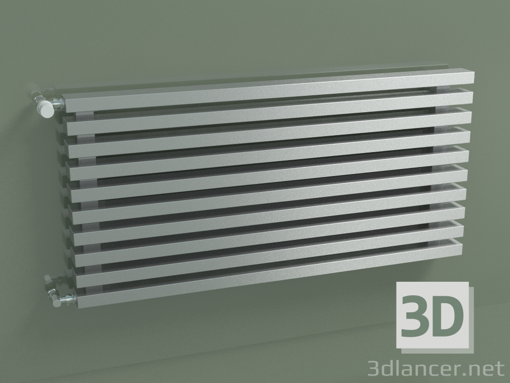 3D modeli Yatay radyatör RETTA (10 bölüm 1000 mm 60x30, technolac) - önizleme