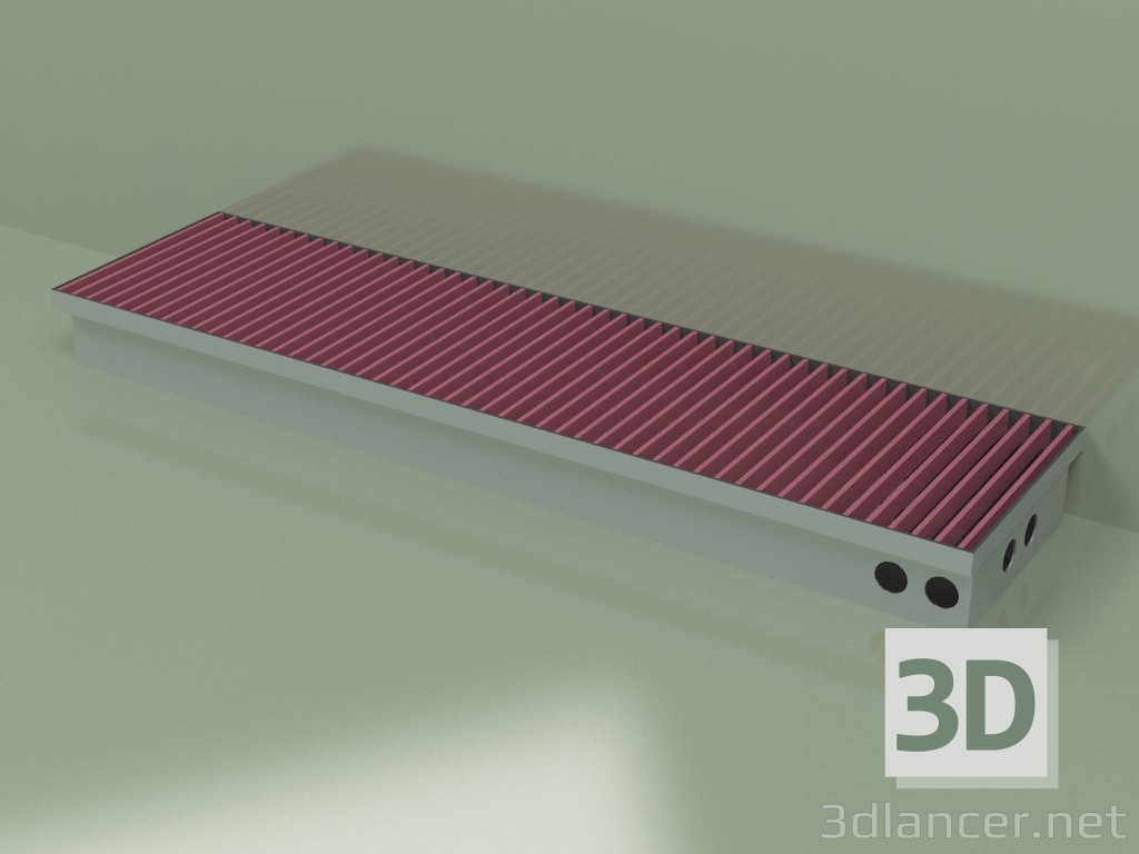 3d model Duct convector - Aquilo FMK (260x1000x90, RAL 4002) - preview