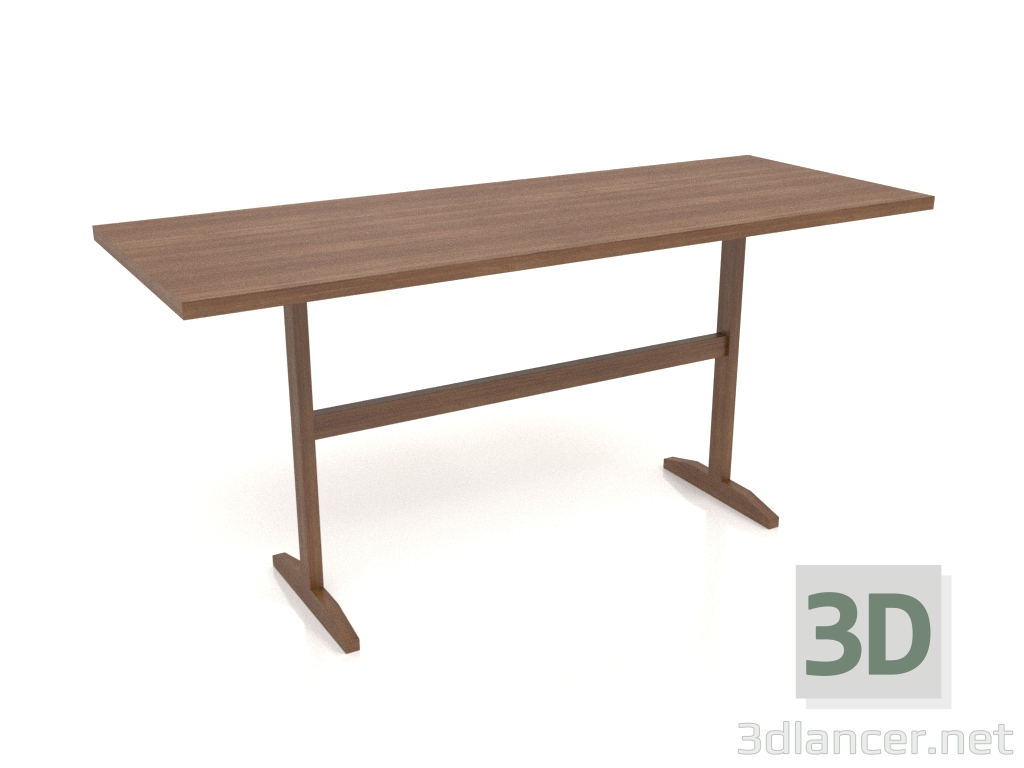 3D Modell Arbeitstisch RT 12 (1600x600x750, Holzbraun hell) - Vorschau