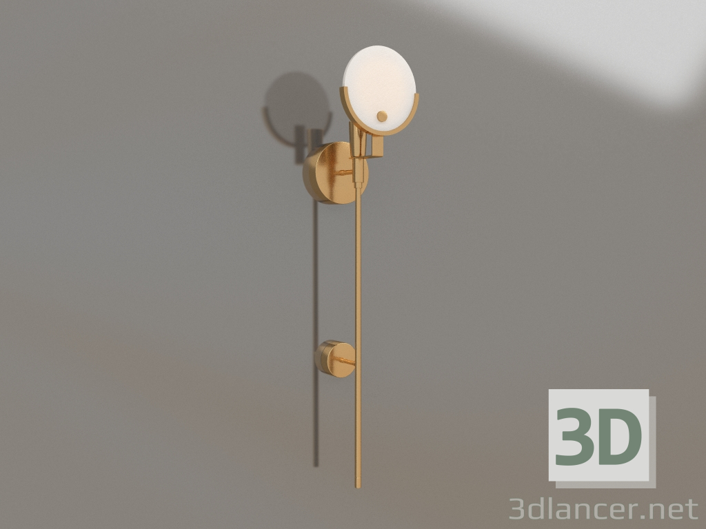 3d model Aplique Lilian bronce (08441,20) - vista previa