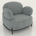 3d model Armchair Coco (blue) - preview