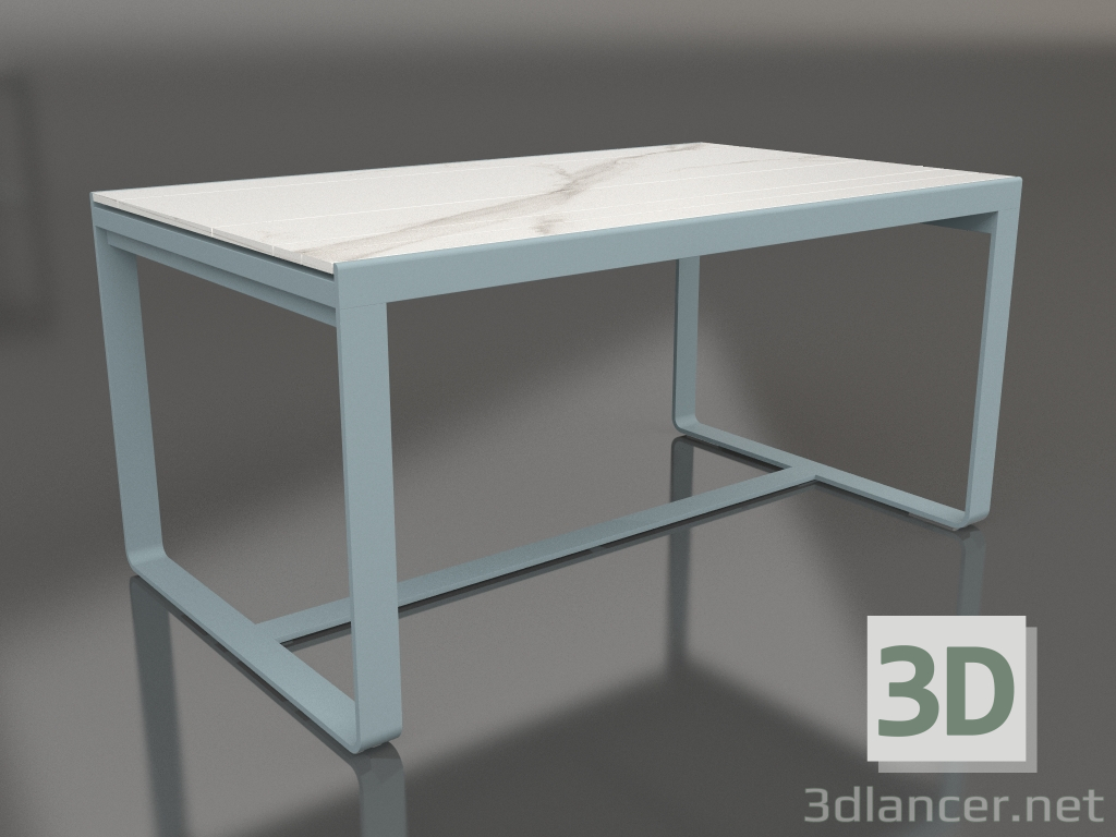 3d model Mesa de comedor 150 (DEKTON Aura, Azul grisáceo) - vista previa