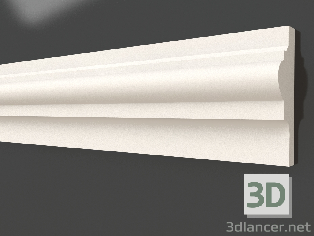 3d model Plaster molding LG 048 (78х27) - preview