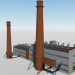 3d Foundry shop Emanzhelinskogo mechanical plant model buy - render