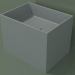 3d model Lavabo sobre encimera (01UN22101, Silver Grey C35, L 48, P 36, H 36 cm) - vista previa