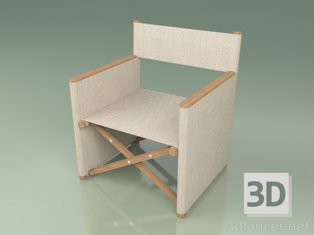 3d model Silla de director de ocio 002 (Arena) - vista previa