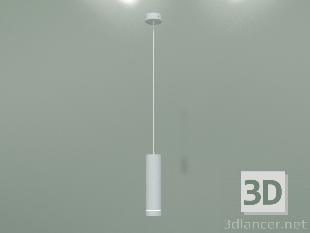 Modelo 3d Luz de teto LED montada em superfície DLR023 (branca) - preview