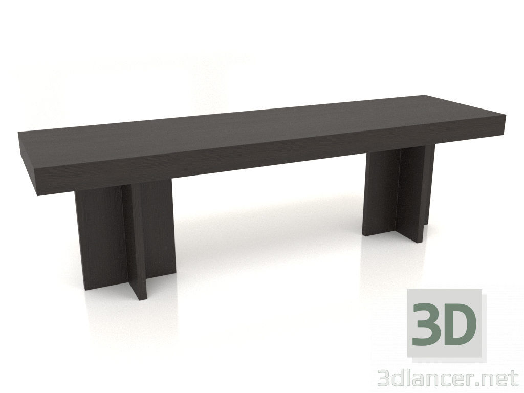 3d model Banco VK 14 (1600x450x475, madera marrón oscuro) - vista previa