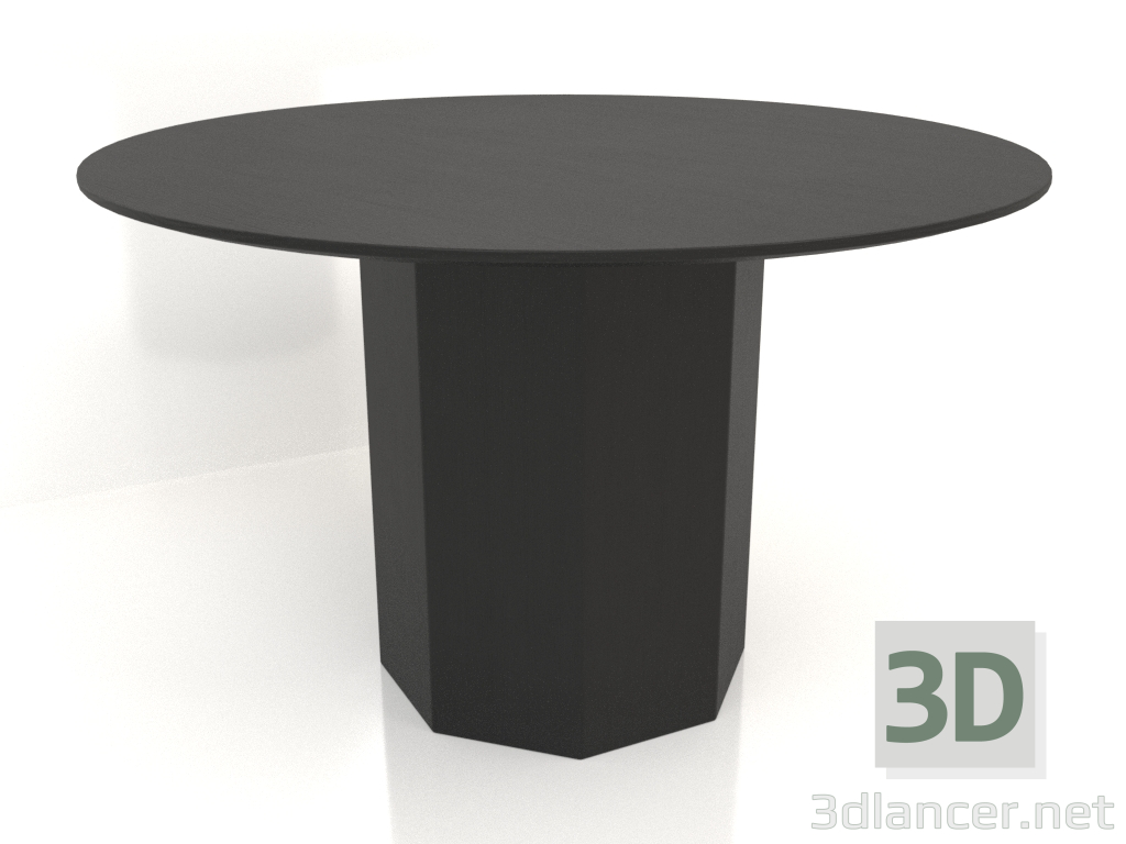 Modelo 3d Mesa de jantar DT 11 (D=1200х750, madeira preta) - preview