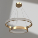 3d model Pendant Selena matte gold (07662,33) - preview