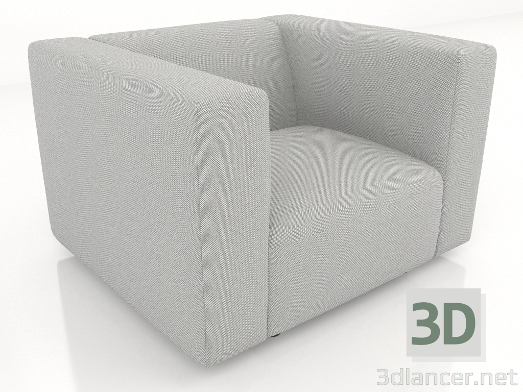 3d model Armchair (L) - preview