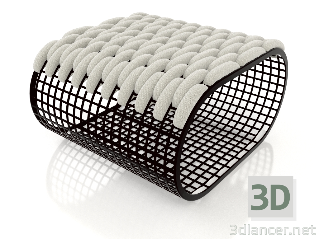 3d model Pouf (Black) - preview