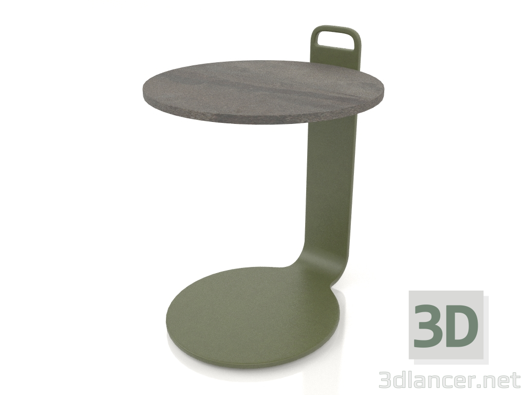 3d model Mesa de centro Ø36 (Verde oliva, DEKTON Radium) - vista previa