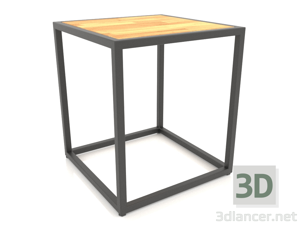 3D Modell Quadratischer Couchtisch (HOLZ, 40X40X44) - Vorschau