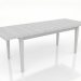 3D Modell Esstisch TRANSFORM 2100x800 mm (ausziehbar, weiß RAL 9010) - Vorschau
