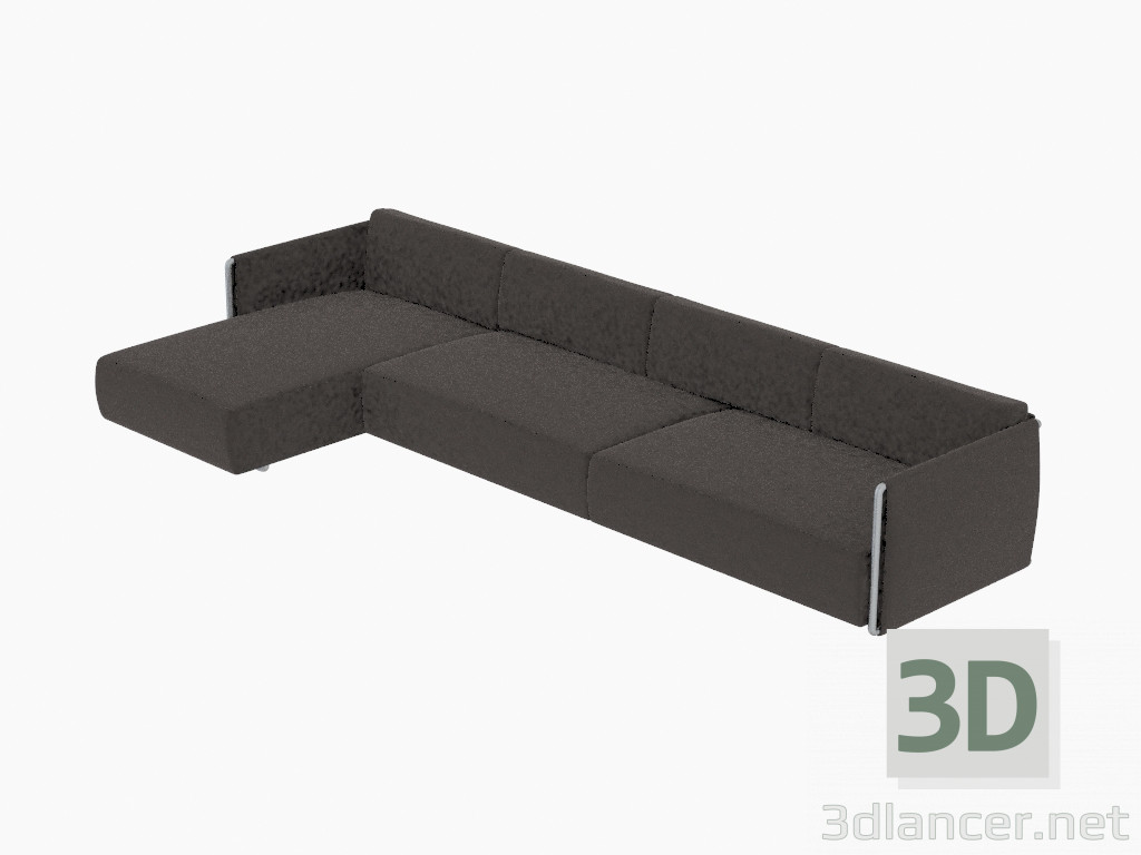 3D Modell Vier Ecksofa 370 Composizione - Vorschau