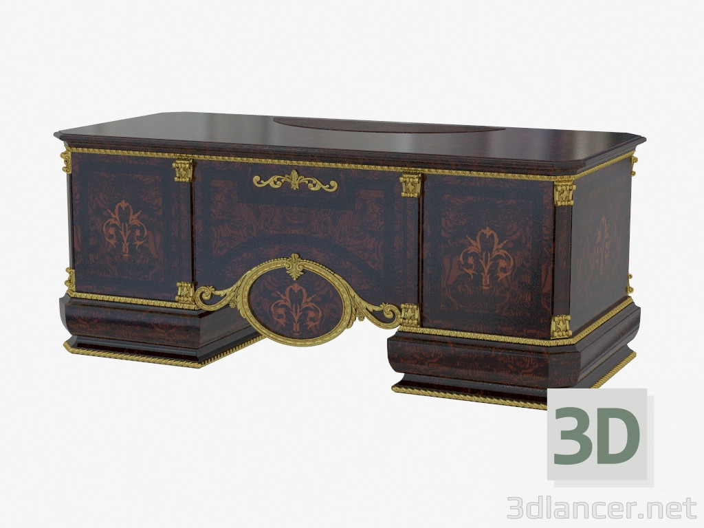 3d model Writing desk in classical style 1618 - preview