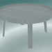 3d model Coffee table Around (Large, Gray) - preview