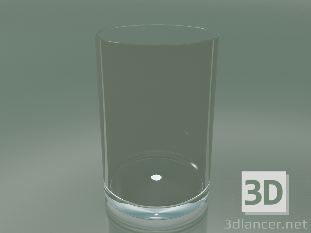 3D Modell Niedrige zylindrische Vase (H 30 cm, T 20 cm) - Vorschau