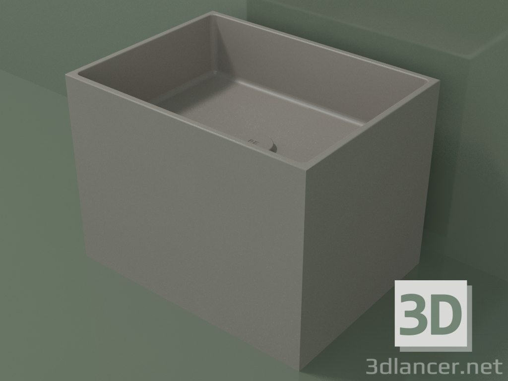 3d model Lavabo sobre encimera (01UN22101, Clay C37, L 48, P 36, H 36 cm) - vista previa