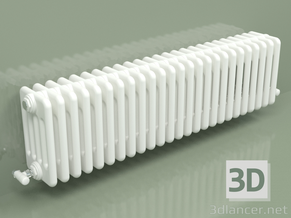 modèle 3D Radiateur TESI 5 (H 300 25EL, Standard blanc) - preview