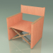 3d model Silla de director de ocio 002 (naranja) - vista previa