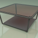 3d model Coffee table 001 (Bronzed Glass, Metal Smoke, HPL Gray) - preview