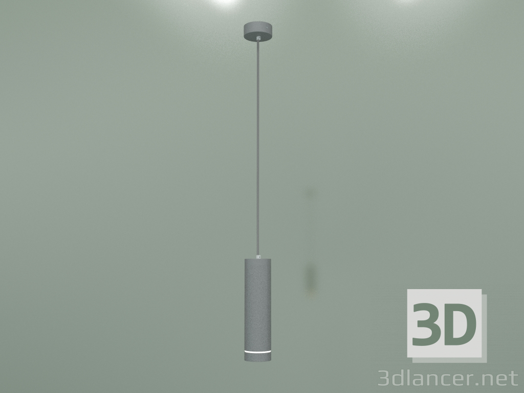 3d model Surface mounted LED ceiling light DLR023 (gray) - preview