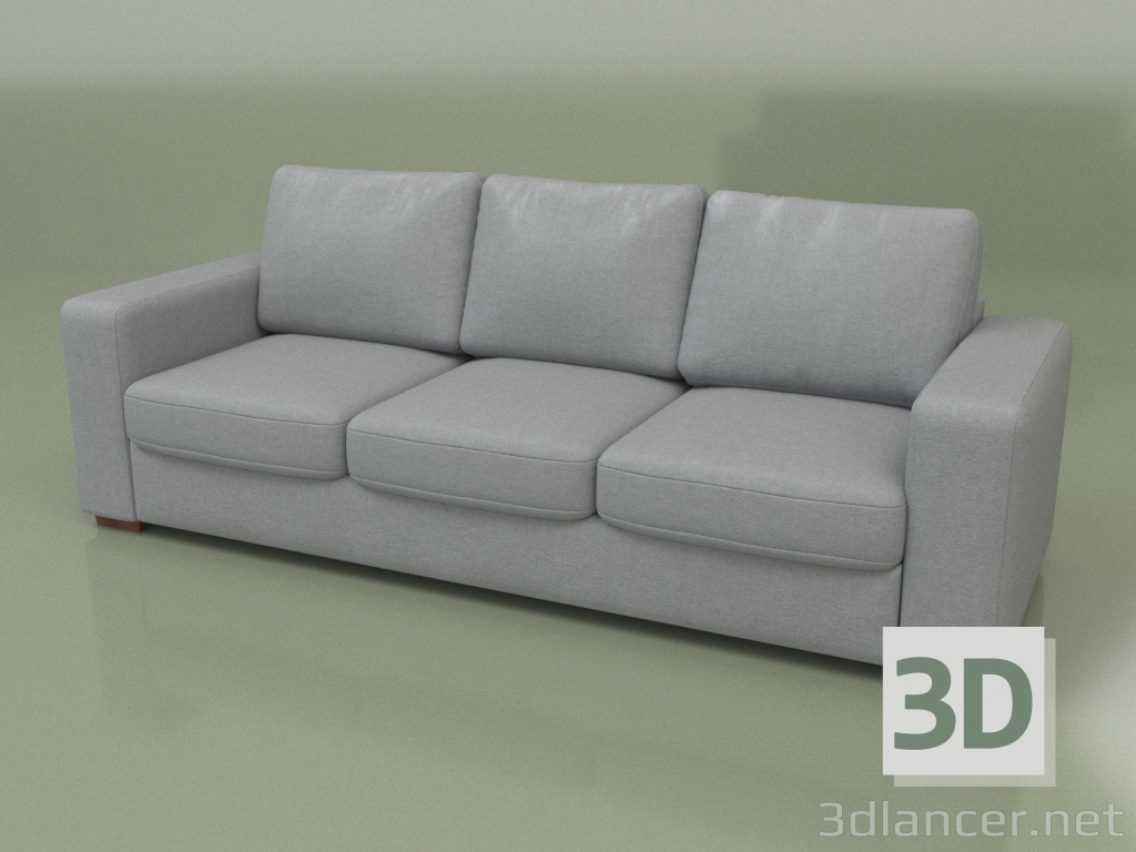 3d model Sofá cuatro plazas Morti (Salón 13) - vista previa