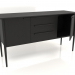 3d model Cabinet MC 01 (with ajar door) (1660х565х885, wood black) - preview