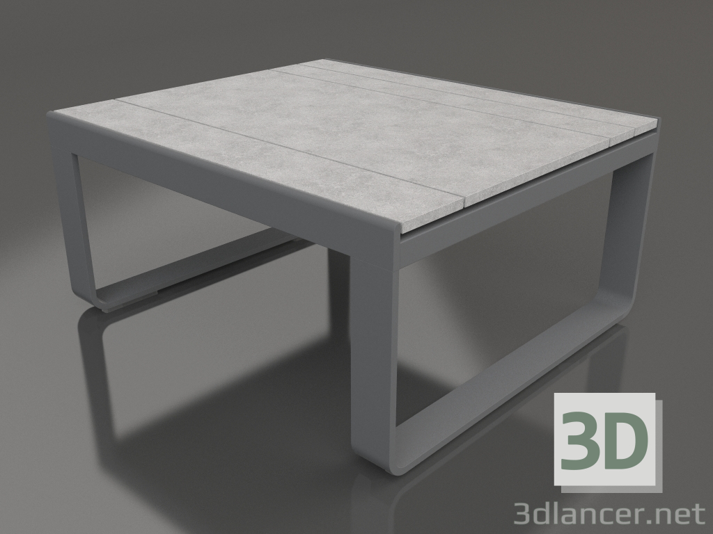 Modelo 3d Mesa de clube 80 (DEKTON Kreta, Antracite) - preview